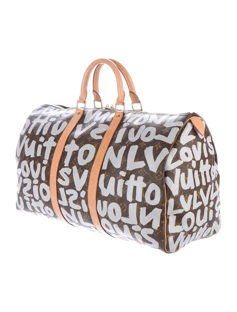 Louis Vuitton Keepall graffiti